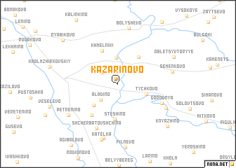 map of Kazarinovo