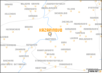 map of Kazarinovo