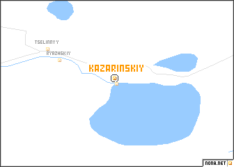 map of Kazarinskiy