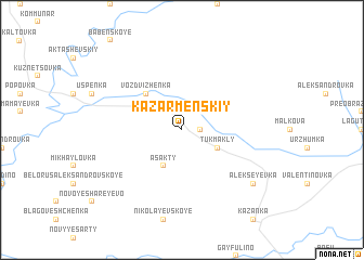 map of Kazarmenskiy