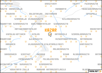 map of Kazár