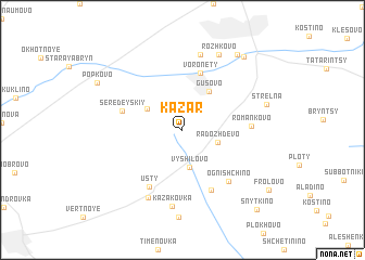 map of Kazar\