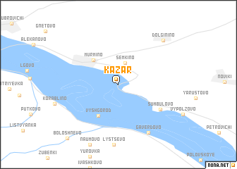 map of Kazar\