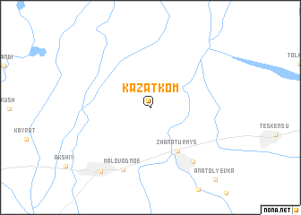 map of Kazatkom