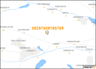 map of Kazatskaya Step\