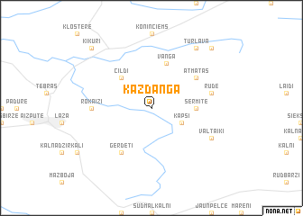 map of Kazdanga