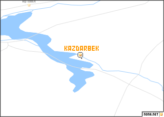 map of Kazdarbek