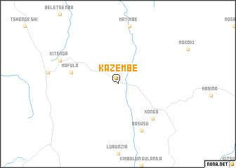 map of Kazembe