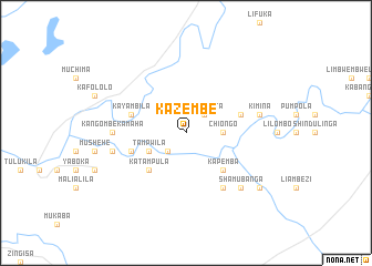 map of Kazembe