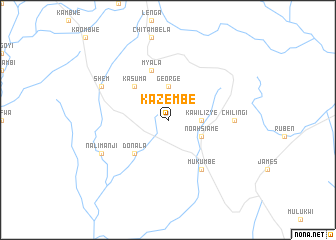 map of Kazembe