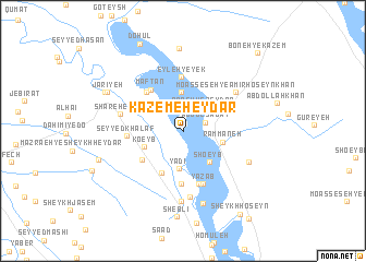 map of Kāz̧em-e Ḩeydar