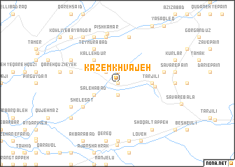 map of Kāz̧em Khvājeh