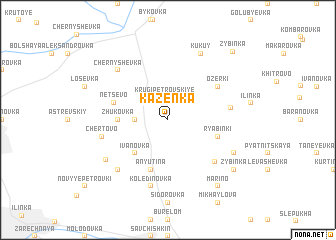 map of Kazënka