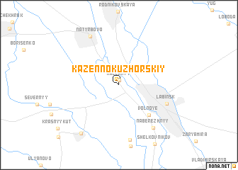 map of Kazenno-Kuzhorskiy