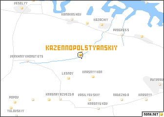 map of Kazënno-Polstyanskiy