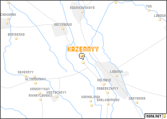 map of Kazënnyy