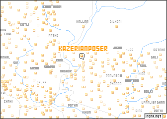 map of Kāzeriān Poser