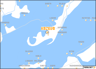 map of Kazeva