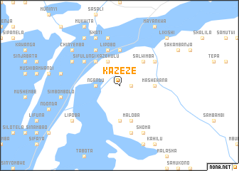 map of Kazeze