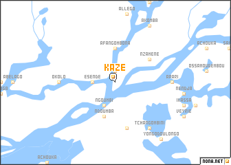 map of Kazé