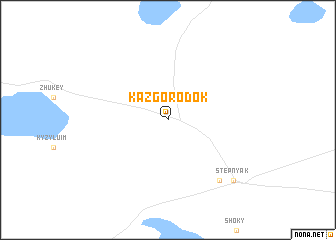 map of Kazgorodok