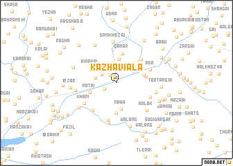 map of Kazha Viāla