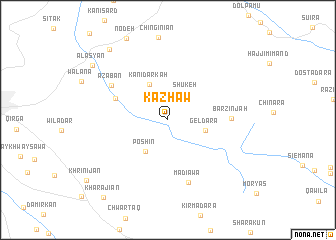map of Kāzhāw