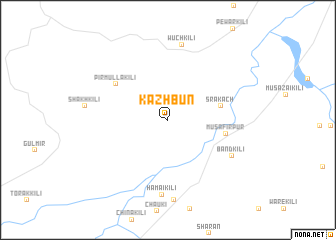 map of Kazhbun