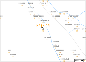 map of Kazhina