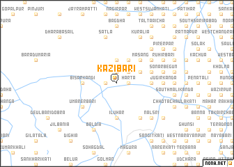 map of Kāzibāri