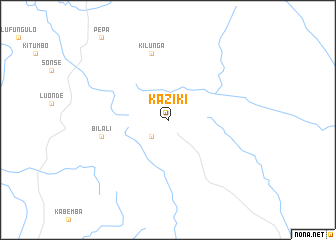 map of Kaziki