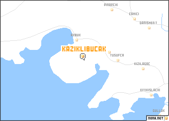 map of Kazıklıbucak