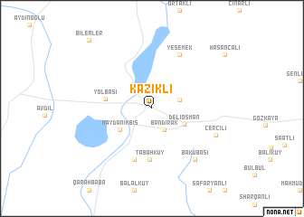 map of Kazıklı