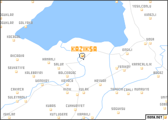 map of Kazıksa