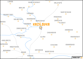 map of Kazilovka