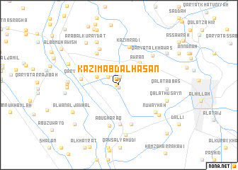 map of Kāz̧im ‘Abd al Ḩasan