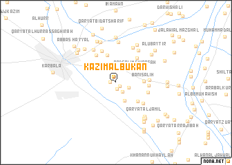 map of Kāz̧im al Bukān
