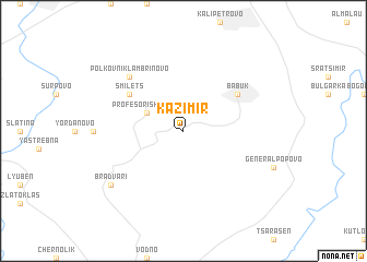 map of Kazimir