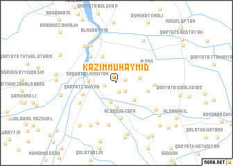 map of Kāz̧im Muḩaymīd