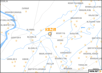 map of Kāz̧im