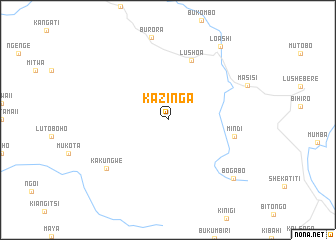 map of Kazinga