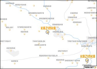 map of (( Kazinka ))