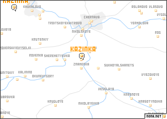 map of Kazinka