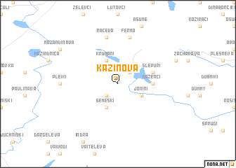 map of Kazinova