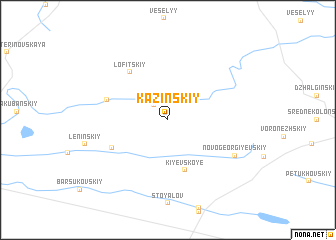 map of (( Kazinskiy ))