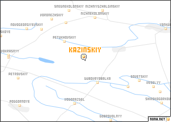 map of (( Kazinskiy ))