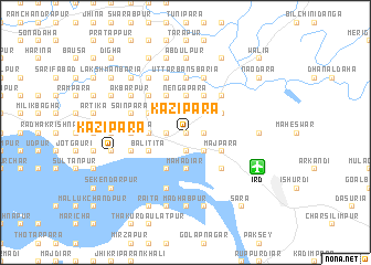 map of Kāzipāra