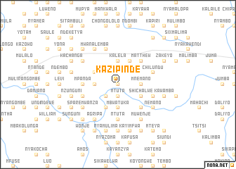 map of Kazipinde