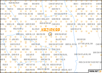 map of Kāzirkāp