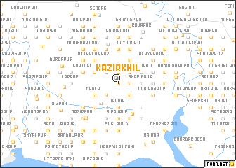 map of Kāzirkhil